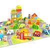 Construction Toys Fat Brain Toys | Fat Brain Toys - My Town Block Set