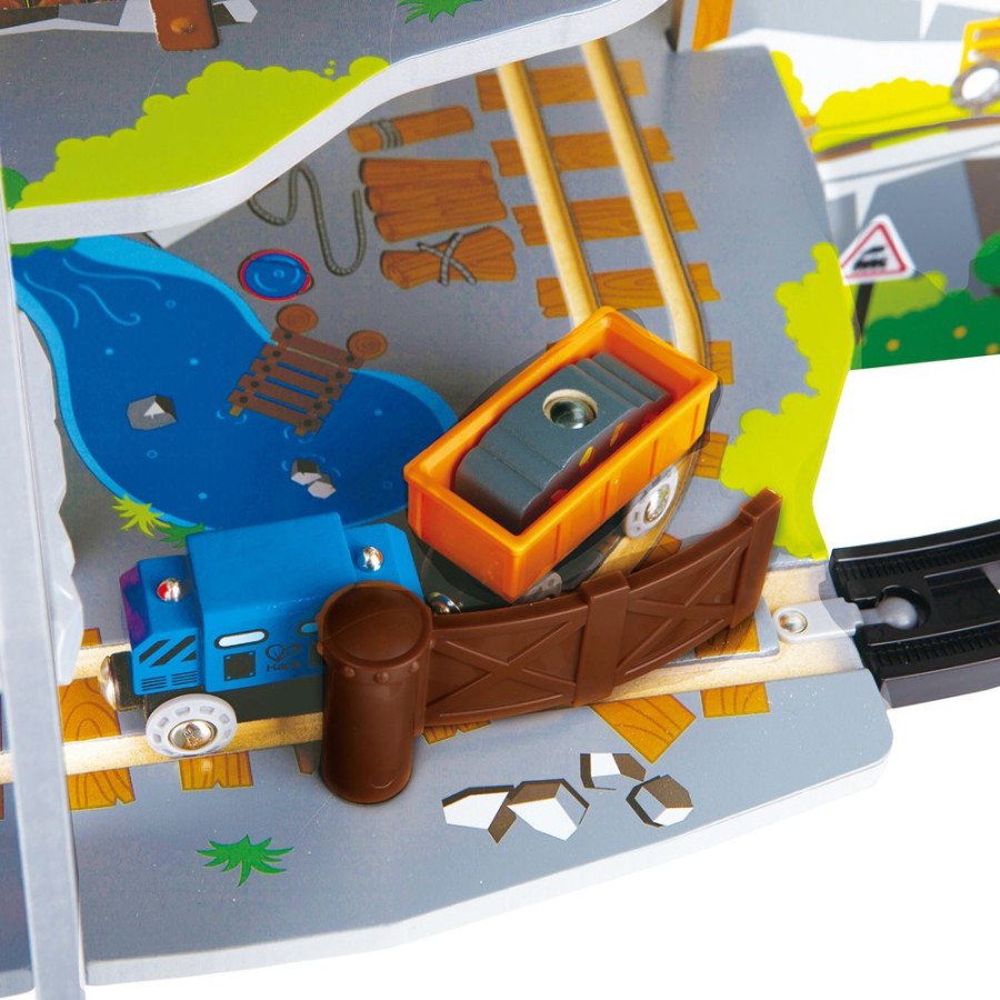 Cars, Trains & Vehicles Hape | Hape - Mighty Mountain Mine Train Set