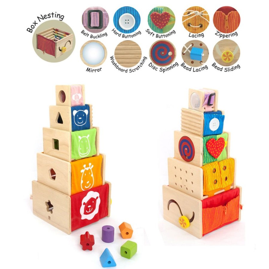 Baby, Toddler & Preschool Toys I'm Toy | I'M Toy - 5 Activity Stackers