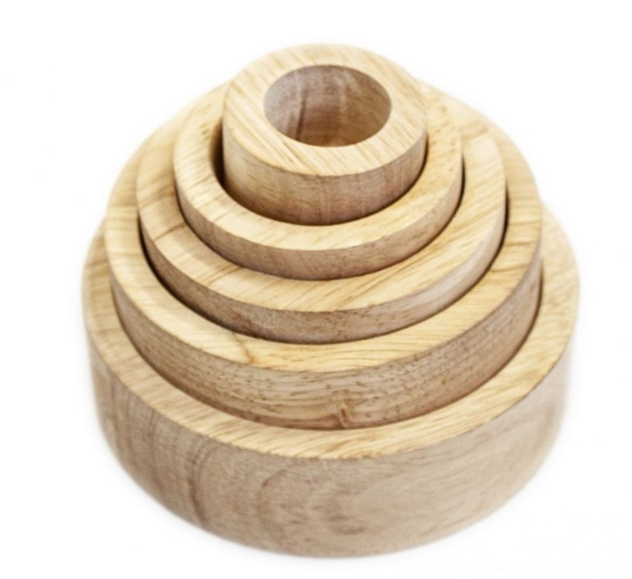 New Products Qtoys | Qtoys - Natural Stacking Bowls