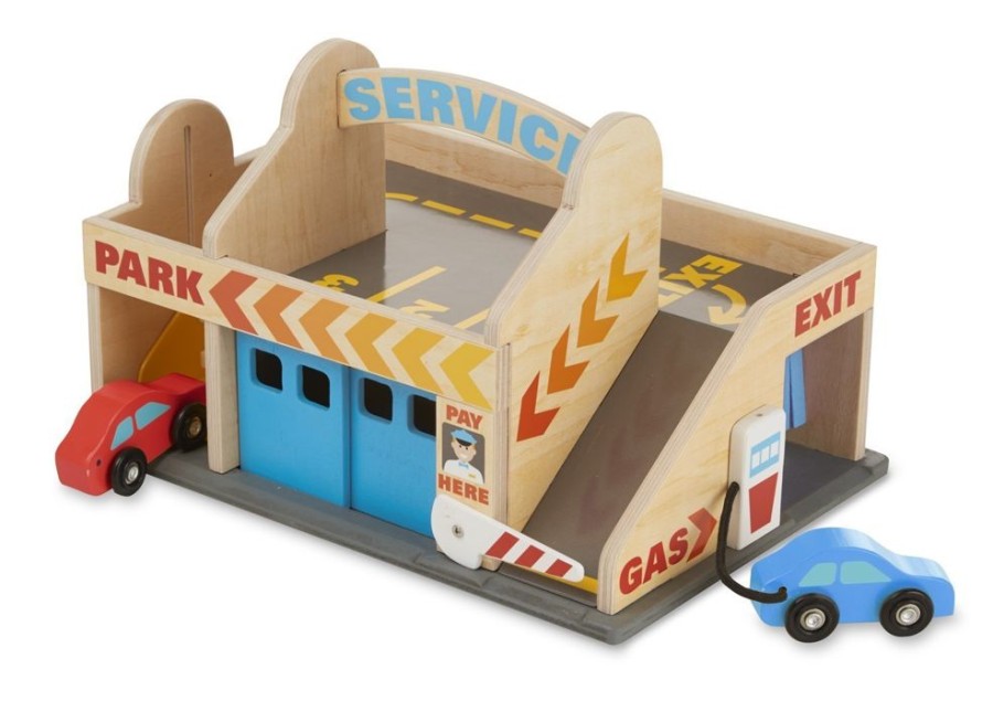 Cars, Trains & Vehicles Melissa & Doug | Melissa & Doug - Service Station Parking Garage