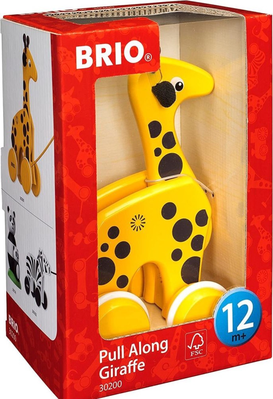 Baby, Toddler & Preschool Toys BRIO | Brio - Pull Along Giraffe