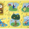 Puzzles Melissa & Doug | Melissa & Doug - Nursery Rhyme Sound Puzzle (Yellow) - 6Pc