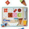 Puzzles Melissa & Doug | Melissa & Doug - Wooden Ice Cream Magnetic Puzzle Play