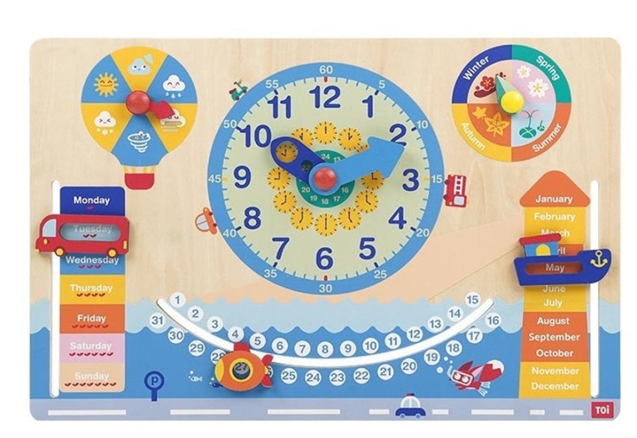 Baby, Toddler & Preschool Toys TOI | Toi - Calendar And Clock