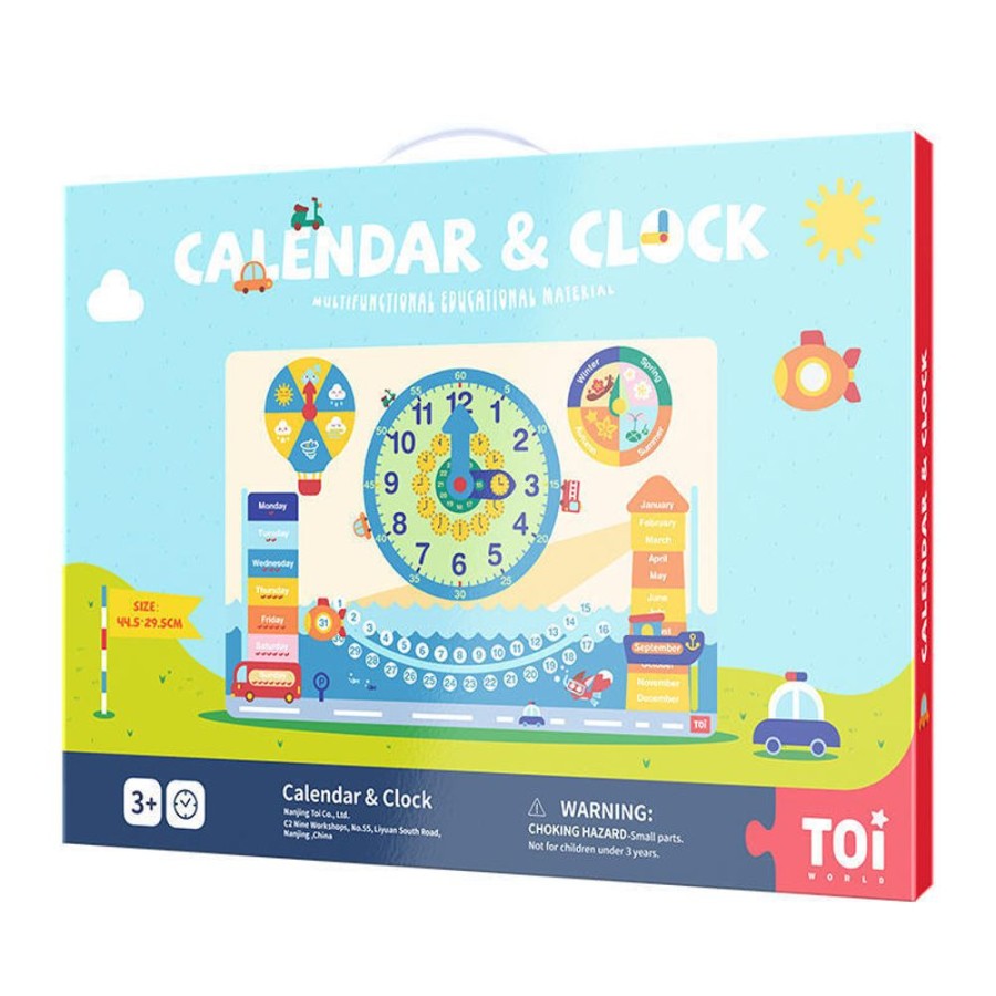 Baby, Toddler & Preschool Toys TOI | Toi - Calendar And Clock