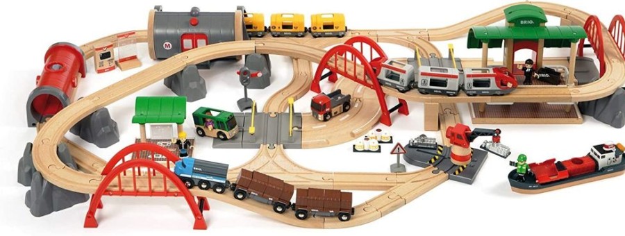 Cars, Trains & Vehicles BRIO | Brio - Deluxe Railway Set (87 Pieces)