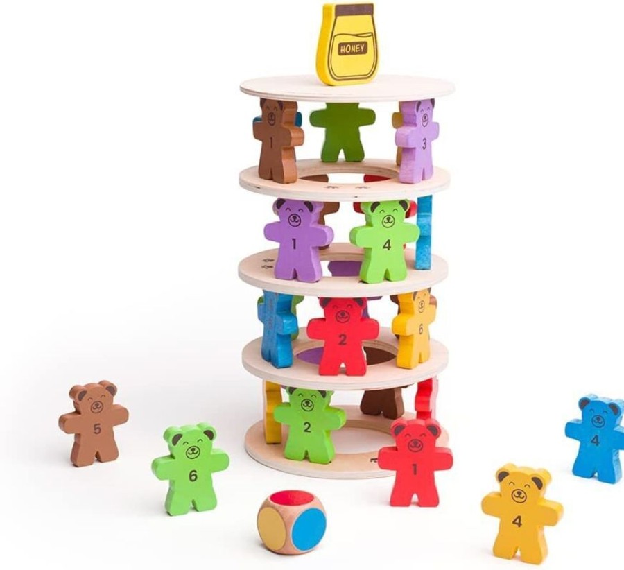 Games Bigjigs Toys | Bigjigs - Tumbling Teddies