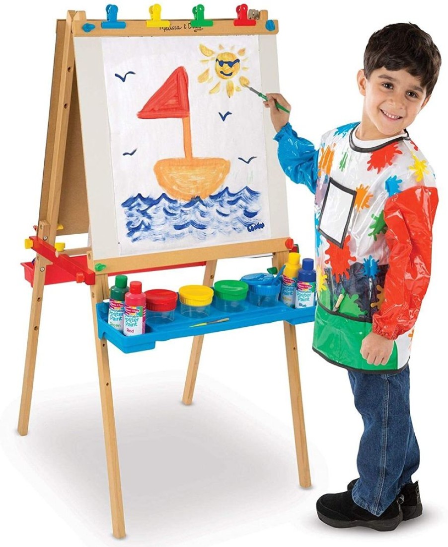 Art & Craft Melissa & Doug | Melissa & Doug - Deluxe Wooden Standing Art Easel