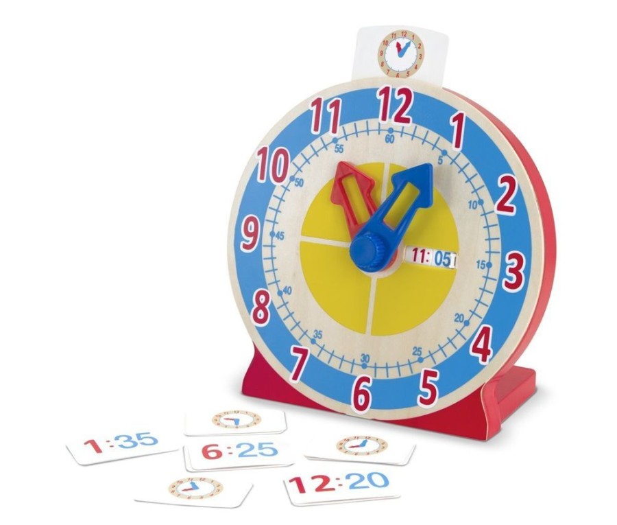 Baby, Toddler & Preschool Toys Melissa & Doug | Melissa & Doug - Turn & Tell Clock