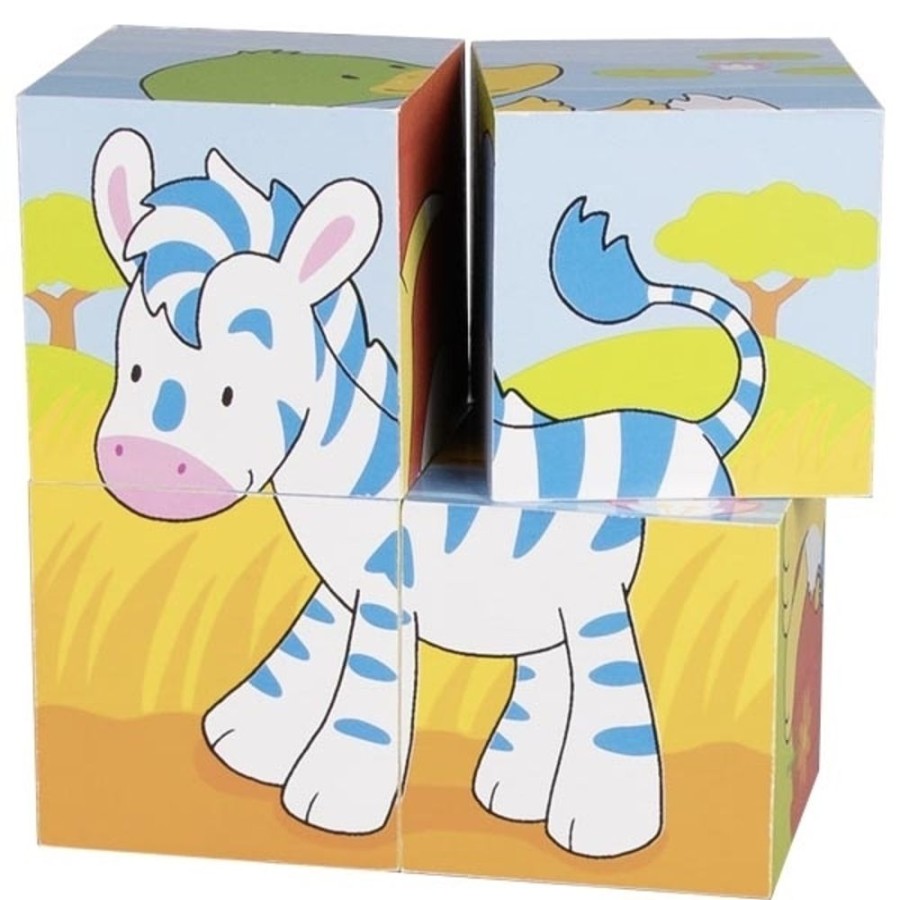 Puzzles GOKI | Goki - Animals Cube Puzzle