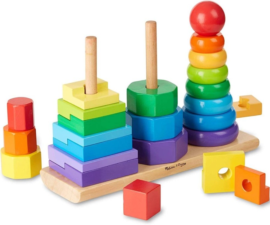 Baby, Toddler & Preschool Toys Melissa & Doug | Melissa & Doug - Geometric Stacker