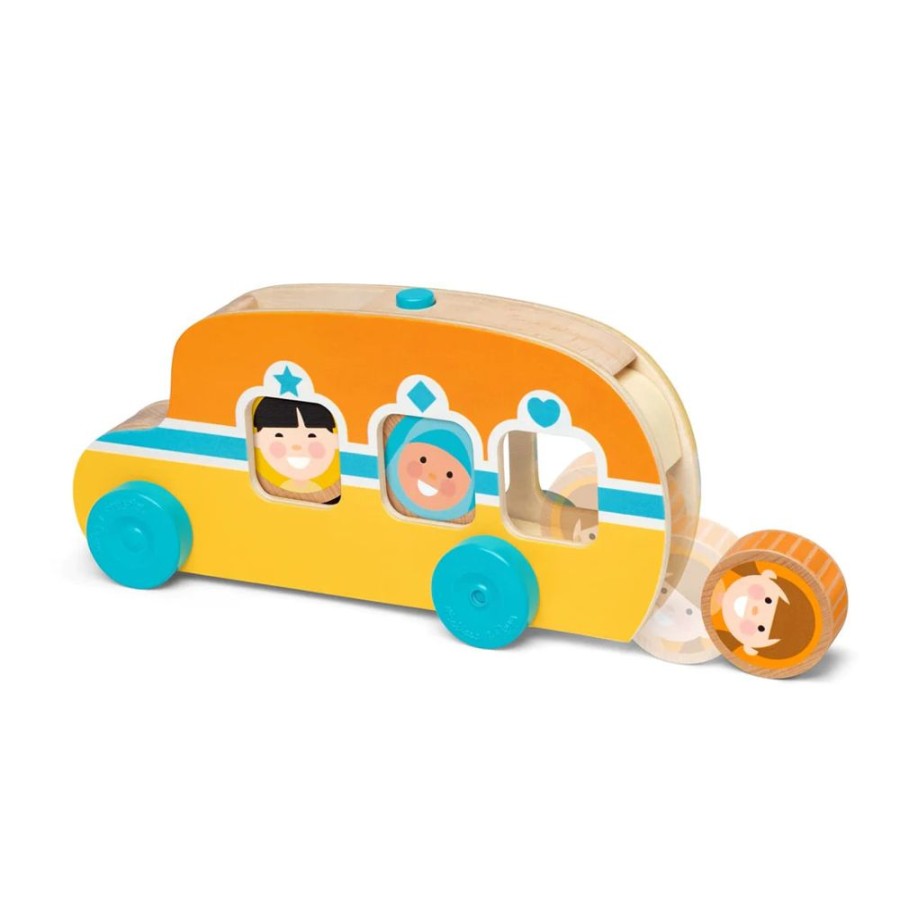 Baby, Toddler & Preschool Toys Melissa & Doug | Melissa & Doug - Go Tots Roll & Ride Bus