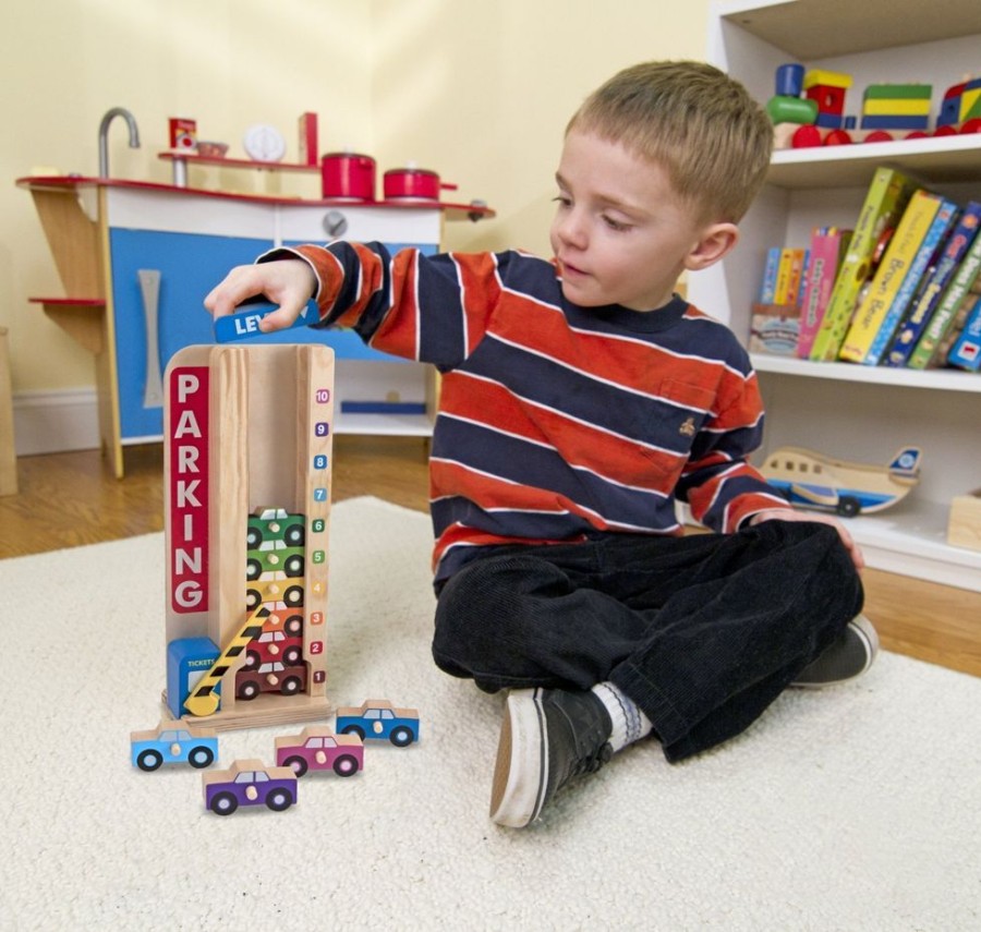 Cars, Trains & Vehicles Melissa & Doug | Melissa & Doug - Stack & Count Parking Garage