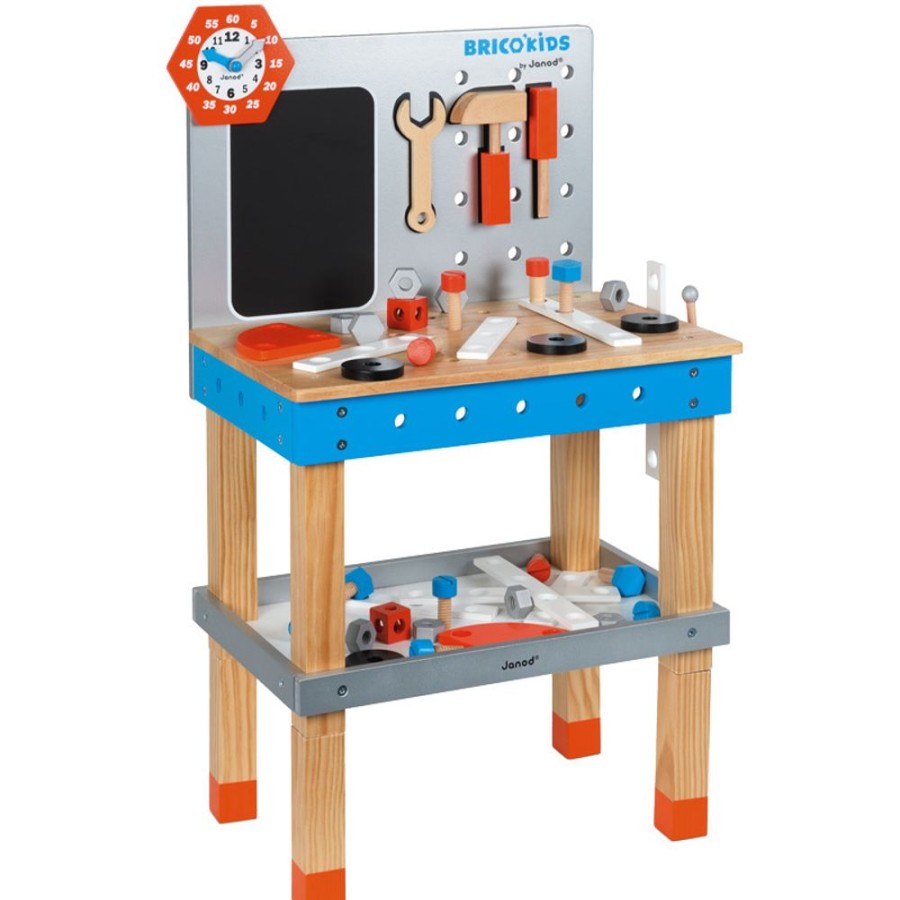 Imaginative Play Janod | Janod - Bricokids Diy Giant Magnetic Workbench