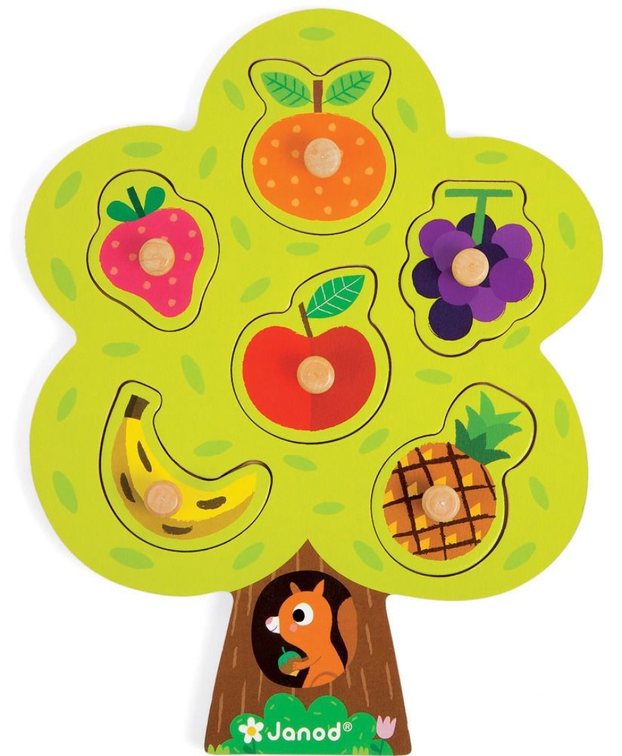 Puzzles Janod | Janod - Fruit Tree Puzzle