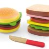 Imaginative Play Viga Toys | Viga Toys - Hamburger & Sandwich Set