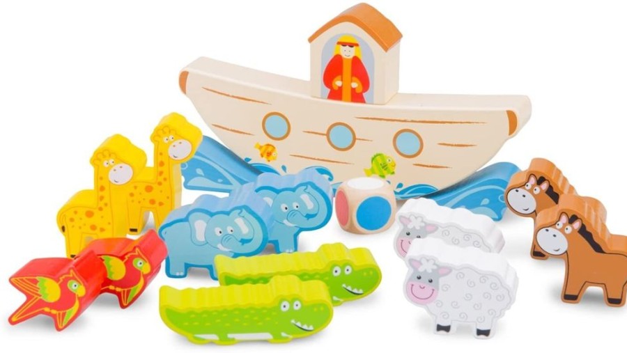 New Products New Classic Toys | New Classic Toys - Noah'S Ark Balance Game