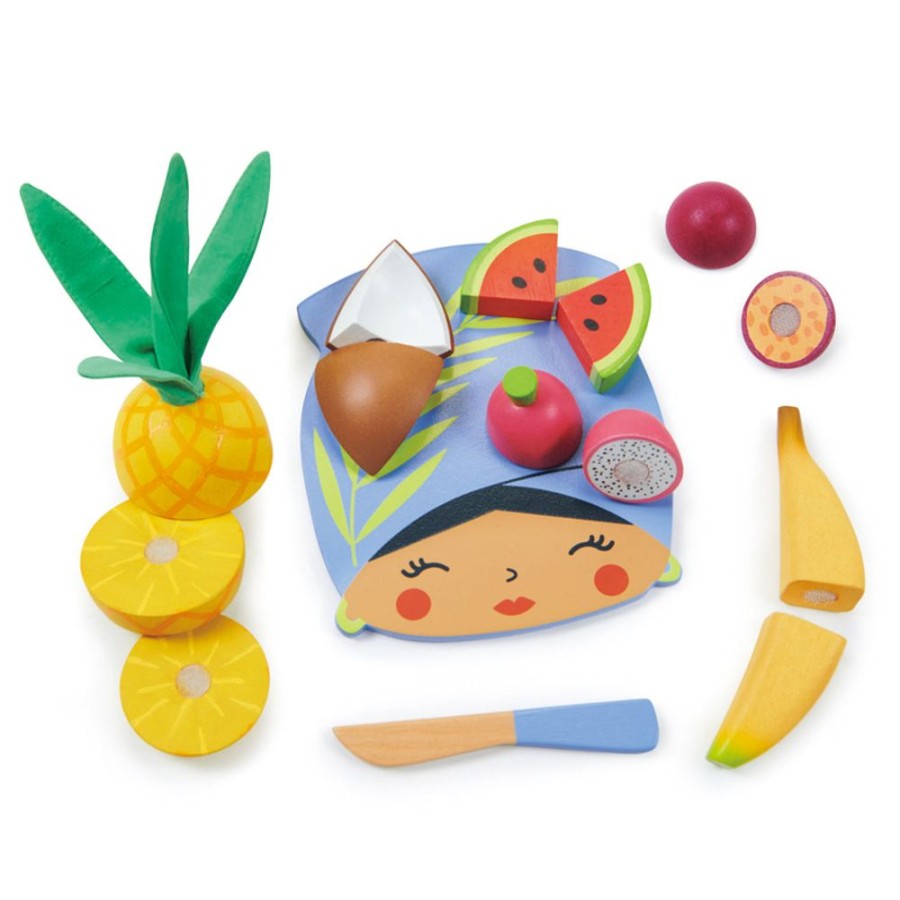 Imaginative Play Tender Leaf | Tender Leaf - Tropical Fruit Chopping Board