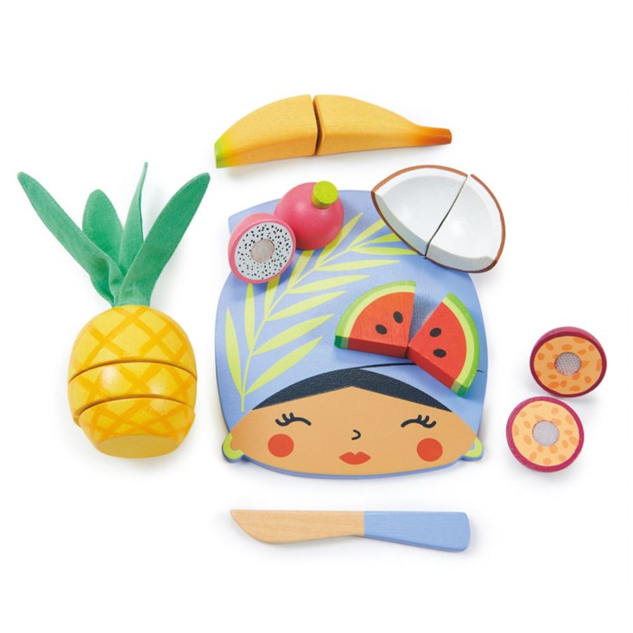 Imaginative Play Tender Leaf | Tender Leaf - Tropical Fruit Chopping Board