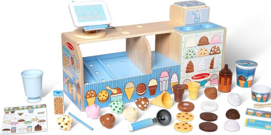 Imaginative Play Melissa & Doug | Melissa & Doug - Cool Scoops Ice Creamery