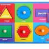 Puzzles Fun Factory | Fun Factory - Shapes Peg Puzzle