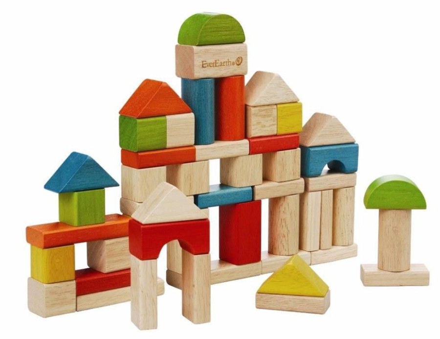 Construction Toys EverEarth | Everearth - Building Block Set 50Pc