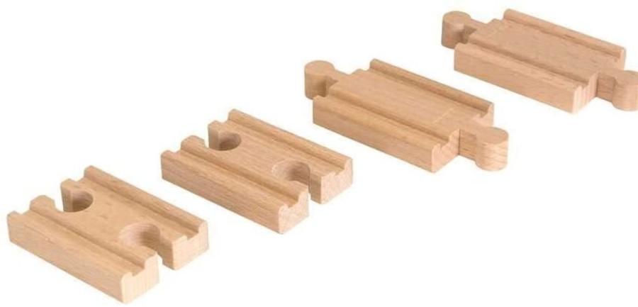 New Products BRIO | Brio - Mini Straight Track Pack 4Pc