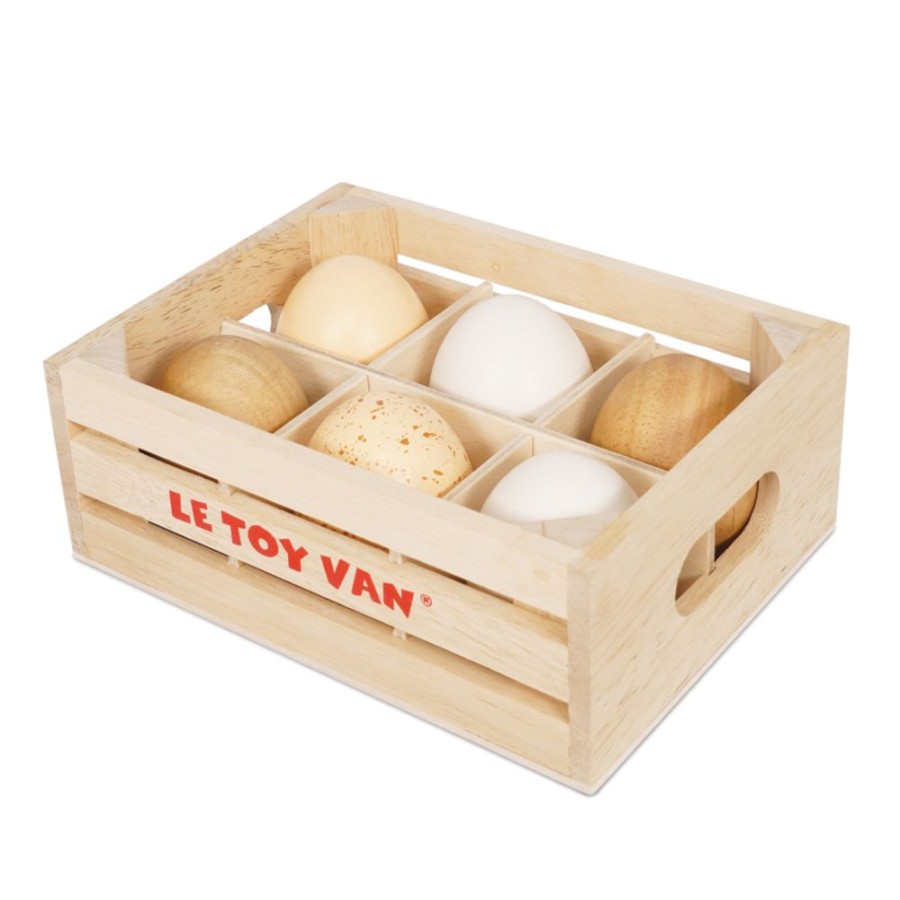 New Products Le Toy Van | Le Toy Van - Farm Eggs In A Crate