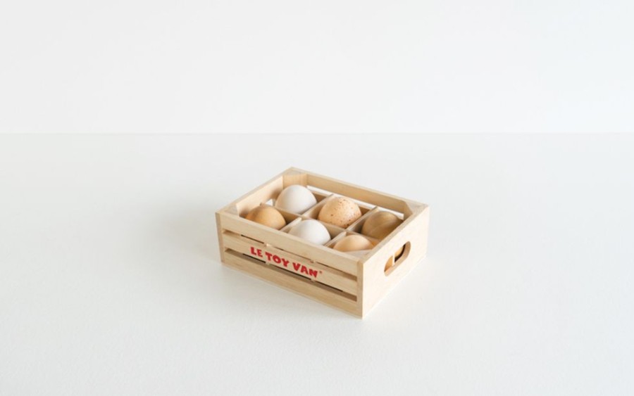 New Products Le Toy Van | Le Toy Van - Farm Eggs In A Crate