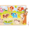 Puzzles Tooky Toy | Tooky Toy - Animal Peg Puzzle 9Pc