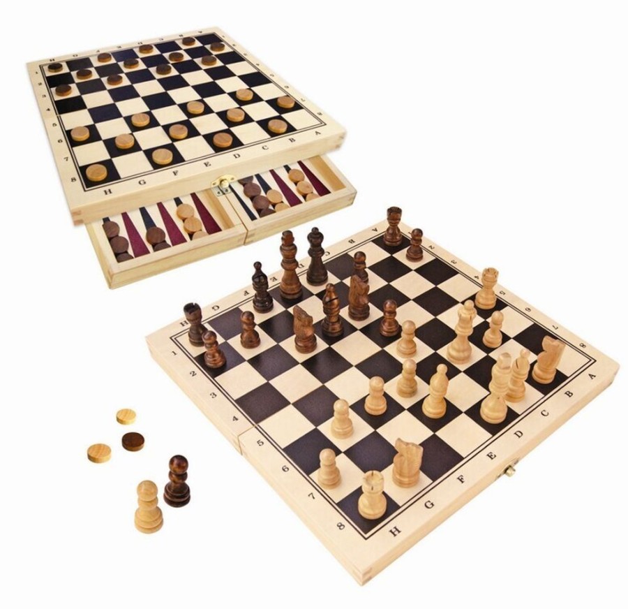 Games Fun Factory | Fun Factory - Chess & Checkers Set