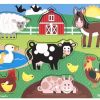 Puzzles Melissa & Doug | Melissa & Doug - Farm Peg Puzzle