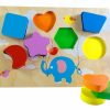 Puzzles Kiddie Connect | Kiddie Connect - Flying Balloon Chunky Shape Puzzle