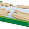 Cars, Trains & Vehicles BRIO | Brio - Large Curved Tracks (4 Pieces)