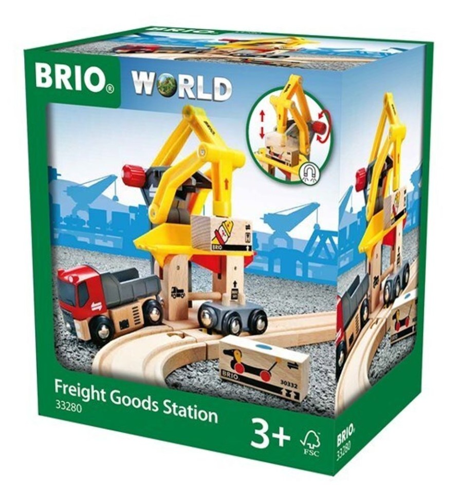 Cars, Trains & Vehicles BRIO | Brio - Freight Goods Station