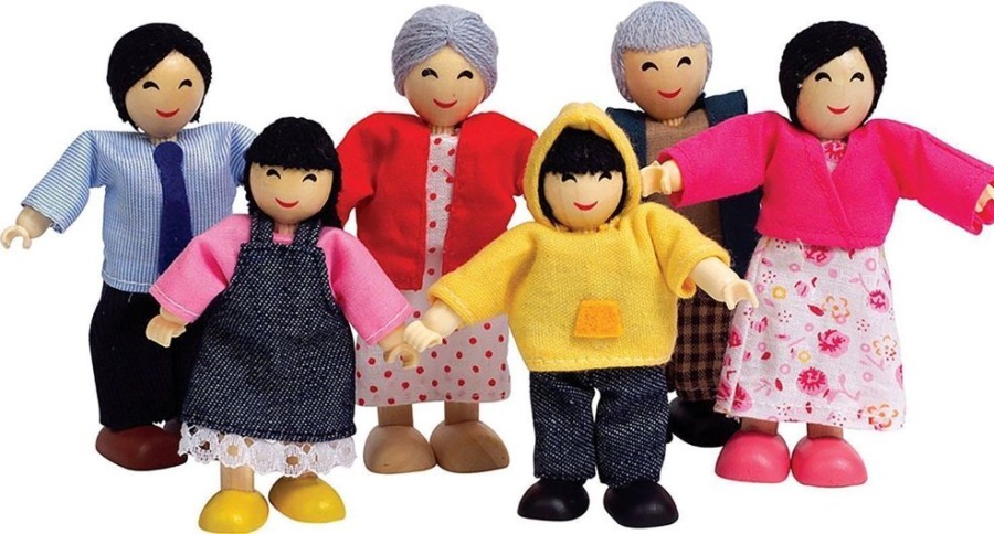 Dolls And Accessories Hape | Hape - Asian Doll Family