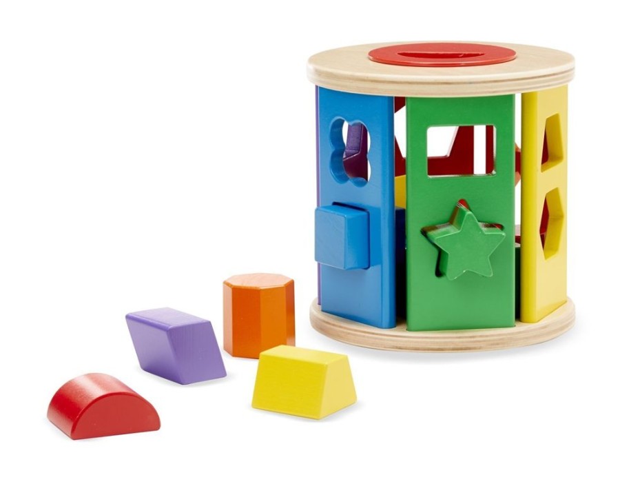 Baby, Toddler & Preschool Toys Melissa & Doug | Melissa & Doug - Match & Roll Shape Sorter