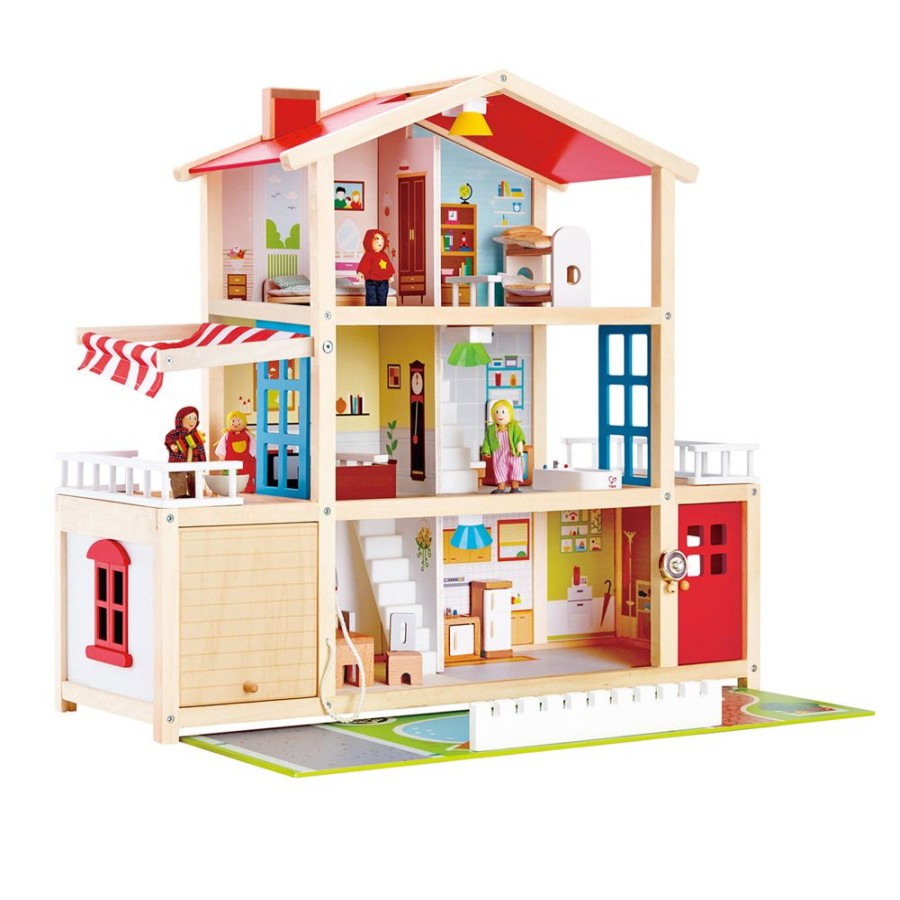 Dolls And Accessories Hape | Hape - Doll Family Mansion