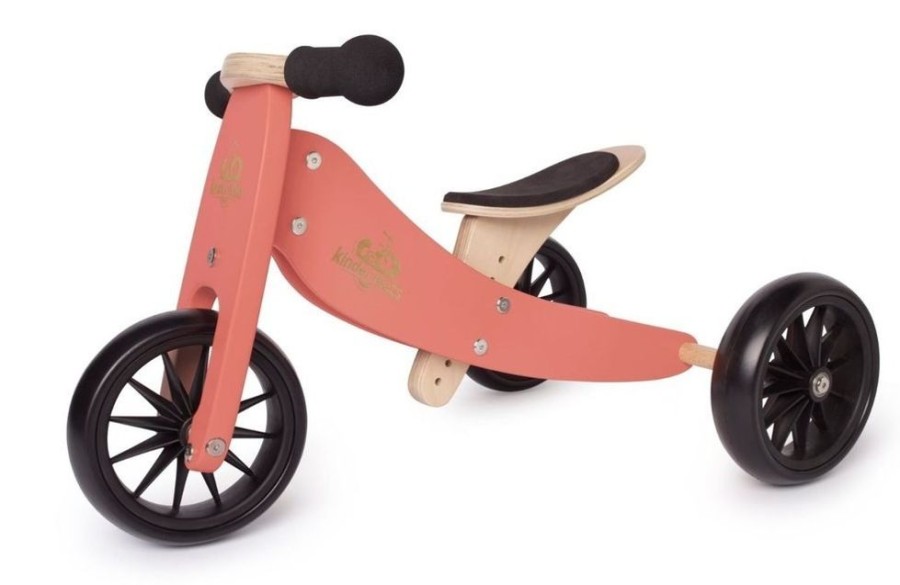 Ride-On Toys Kinderfeets | Kinderfeets - Tiny Tot Trike - Coral