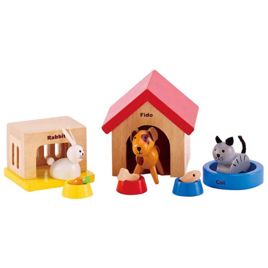 Dolls And Accessories Hape | Hape- Family Pet Set