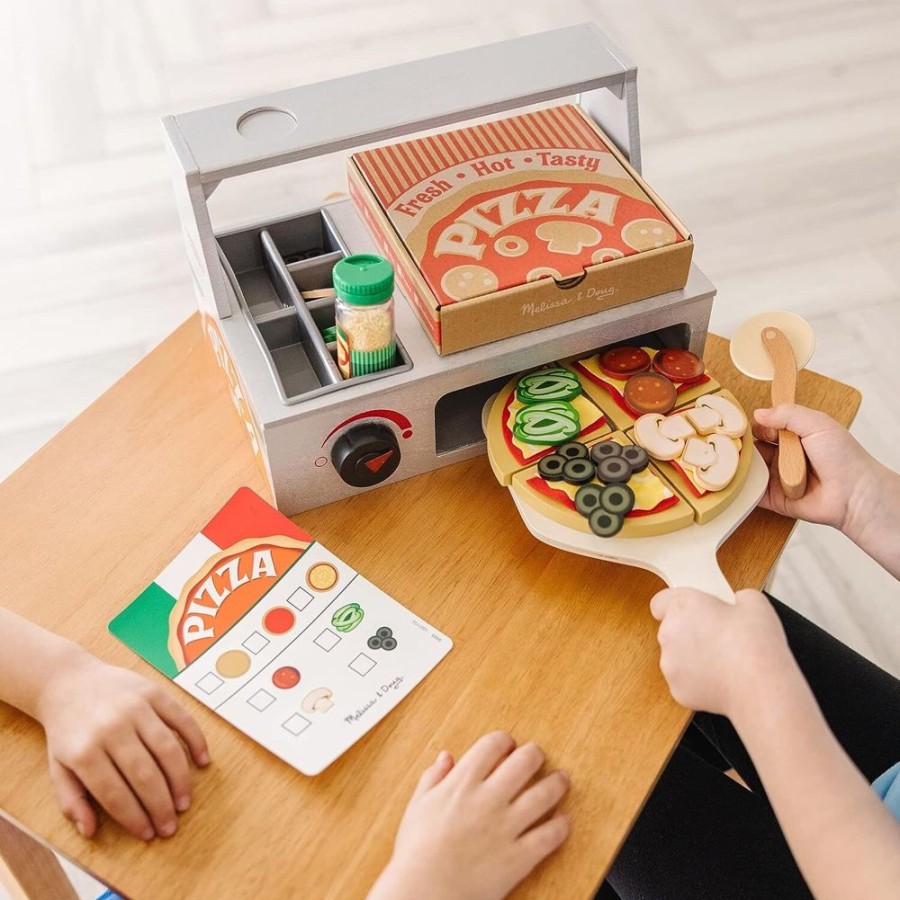 New Products Melissa & Doug | Melissa & Doug - Top & Bake Pizza Counter