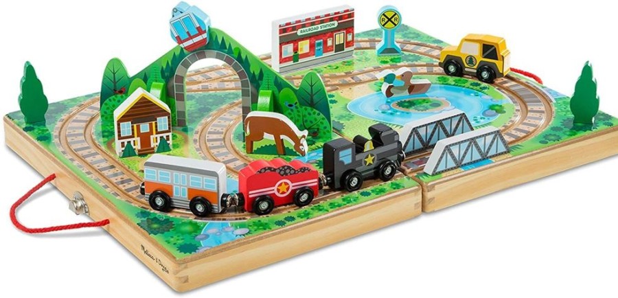 Cars, Trains & Vehicles Melissa & Doug | Melissa & Doug - Take-Along Railroad