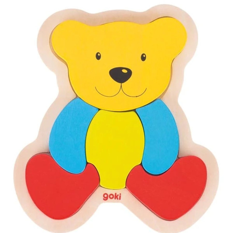 Puzzles GOKI | Goki - Bear Puzzle 6Pc