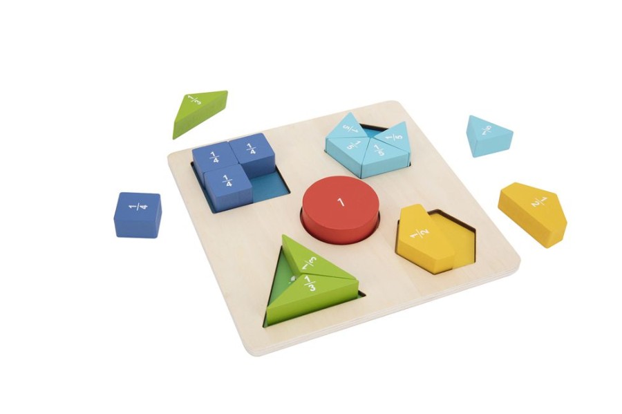 New Products Tooky Toy | Tooky Toy - Fraction Puzzle