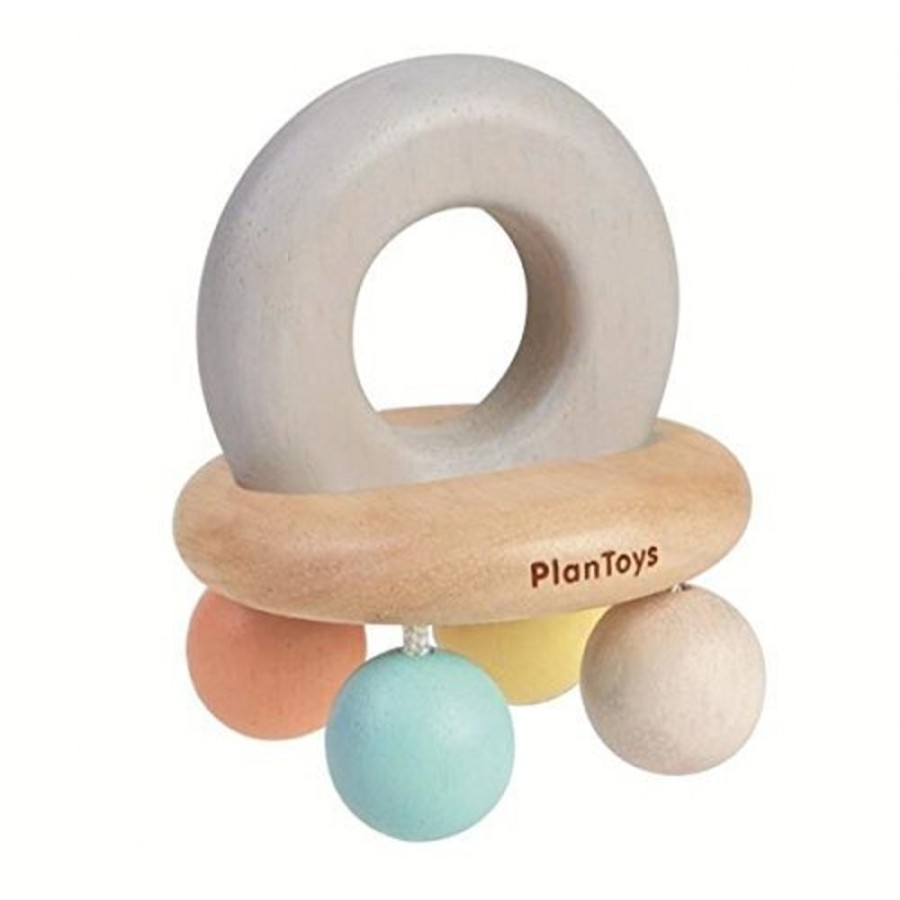 Baby, Toddler & Preschool Toys PlanToys | Plantoys - Bell Rattle - Pastel