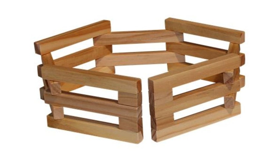 Imaginative Play The Freckled Frog | Freckled Frog - Wooden Fences (Set Of 4)