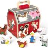 Baby, Toddler & Preschool Toys Melissa & Doug | Melissa & Doug - Take Along Sorting Barn