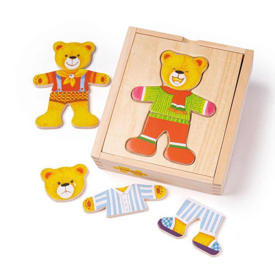 New Products Bigjigs Toys | Bigjigs - Mr Bear Puzzle