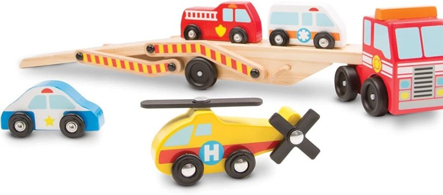 Cars, Trains & Vehicles Melissa & Doug | Melissa & Doug - Emergency Vehicle Carrier